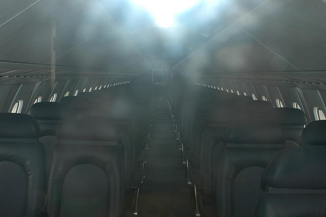 Concorde passenger compartment